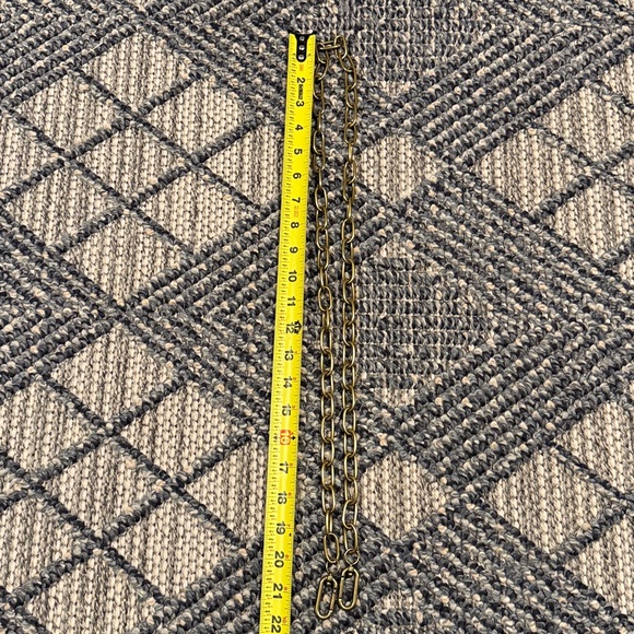 Madewell Gold Brass Chain Link Paperclip Crossbody Bag Strap - Picture 2 of 2